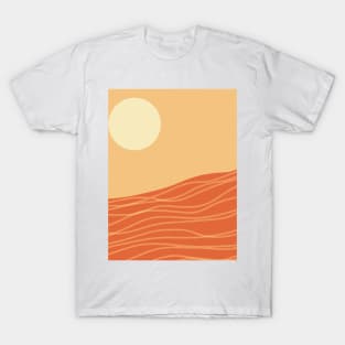 boho sun and beach waves T-Shirt